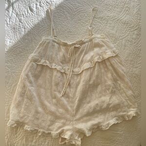 Urban Outfitters Romper. Ivory. Size S.